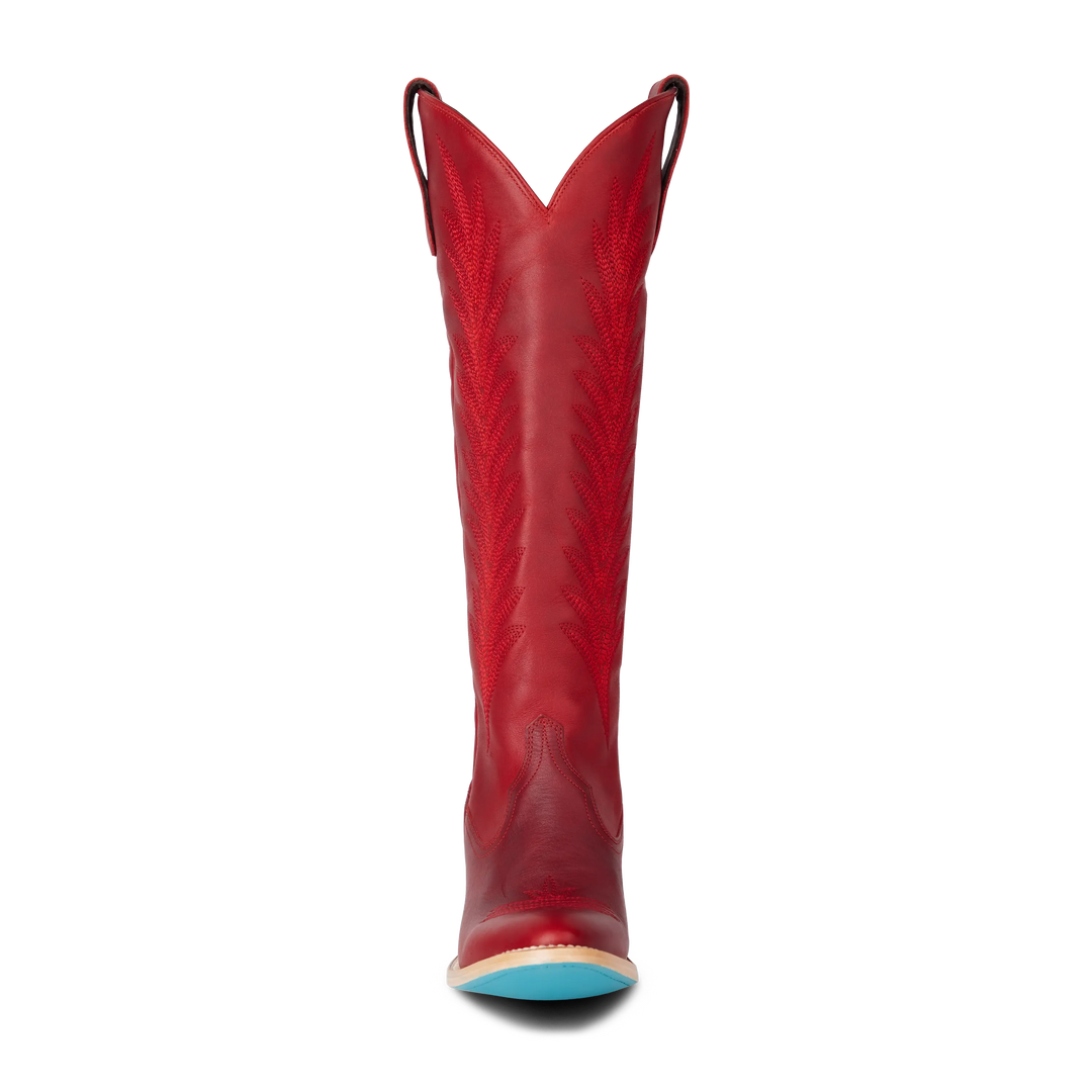 Jentry Knee High Boot - Smoldering Ruby