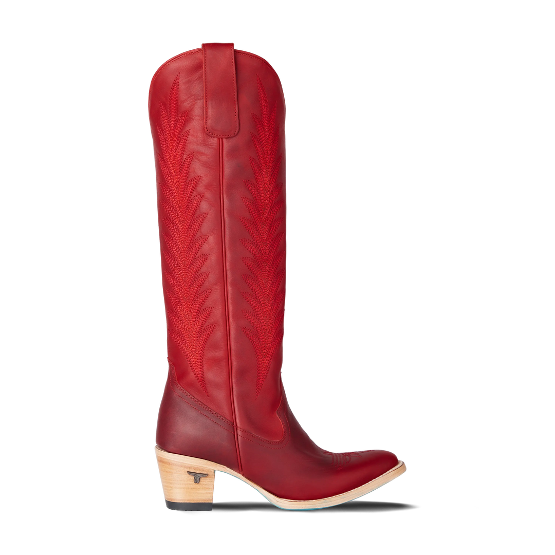 Jentry Knee High Boot - Smoldering Ruby