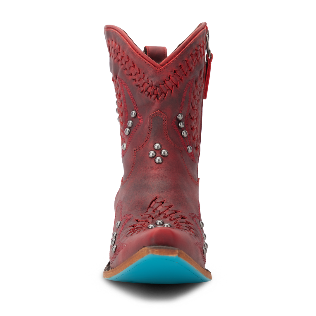 Cossette Bootie - Smoldering Ruby
