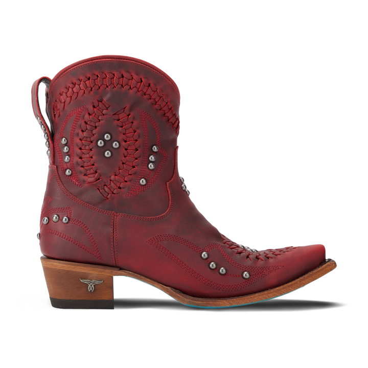 Cossette Bootie - Smoldering Ruby