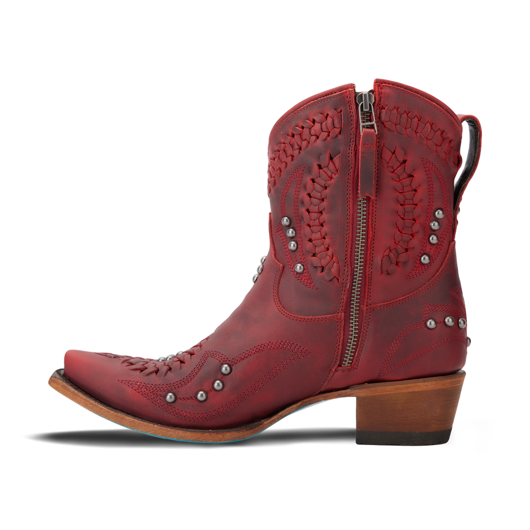 Cossette Bootie - Smoldering Ruby