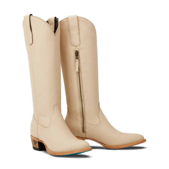 Plain Jane Boot - Pale Ivory