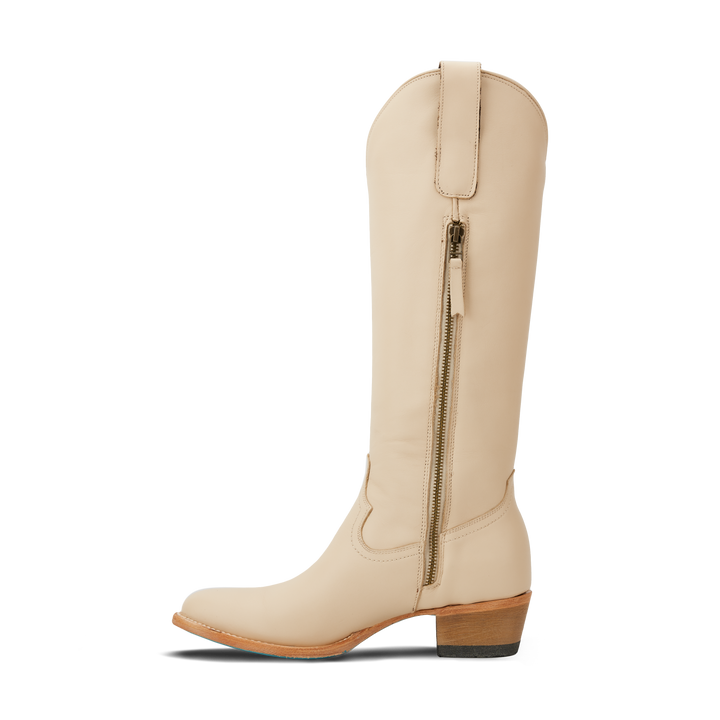 Plain Jane Boot - Pale Ivory