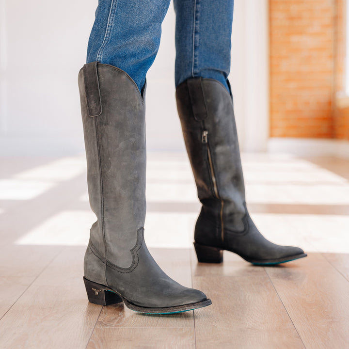 Plain Jane Boot - Matte Black
