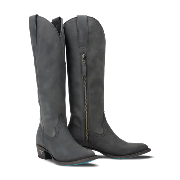 Plain Jane Boot - Matte Black