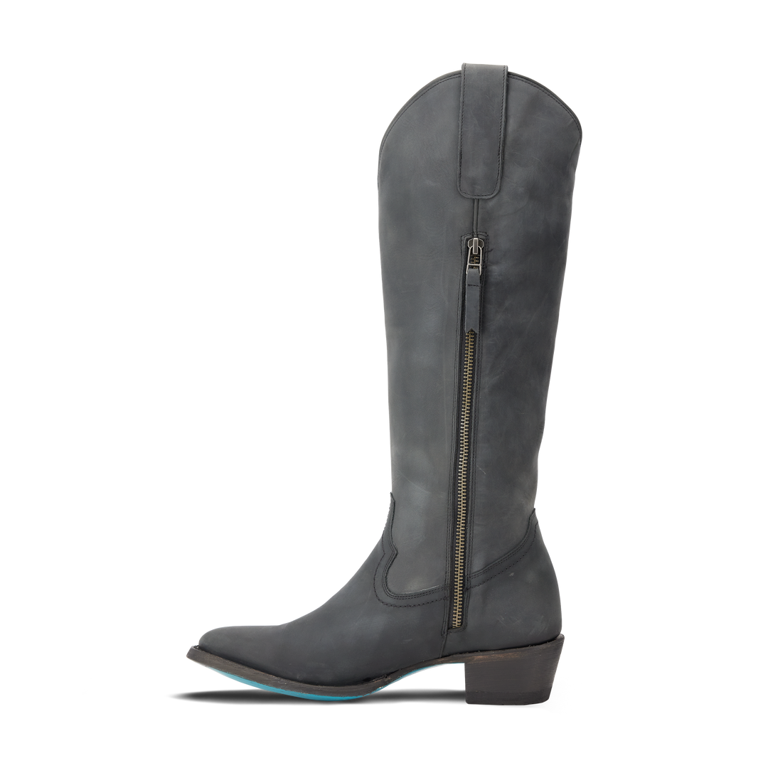 Plain Jane Boot - Matte Black