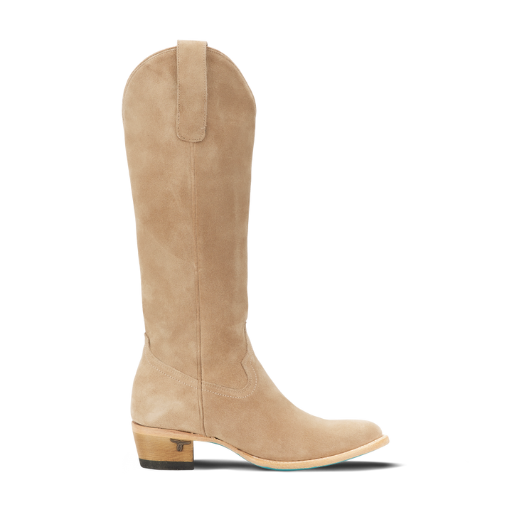 Plain Jane Boot - Latte Suede