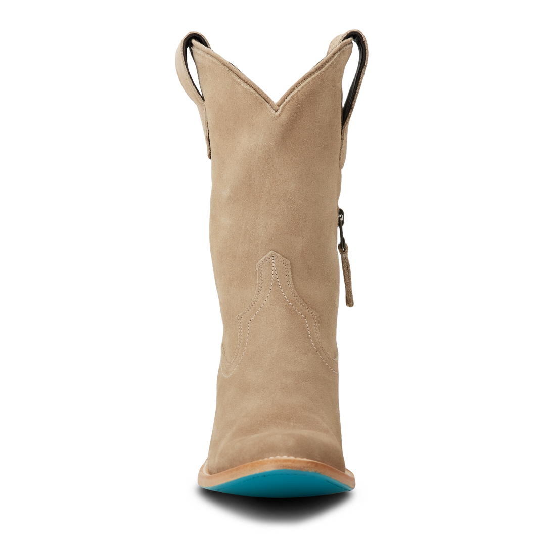 Plain Jane Midi - Latte Suede