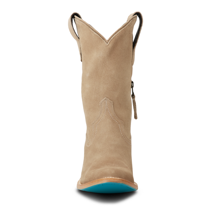 Plain Jane Midi - Latte Suede