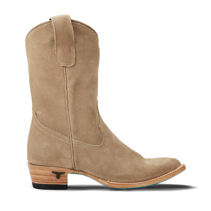 Plain Jane Midi - Latte Suede