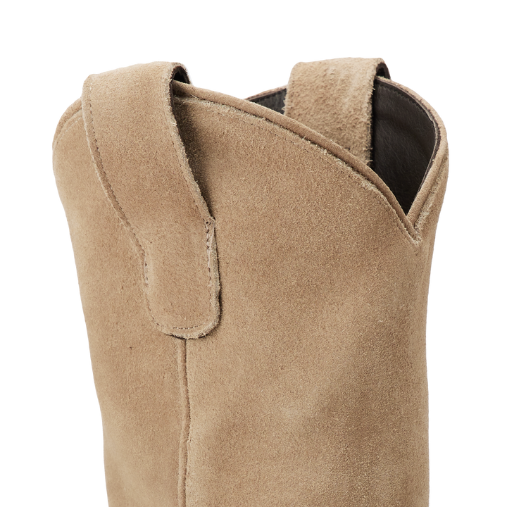 Plain Jane Midi - Latte Suede