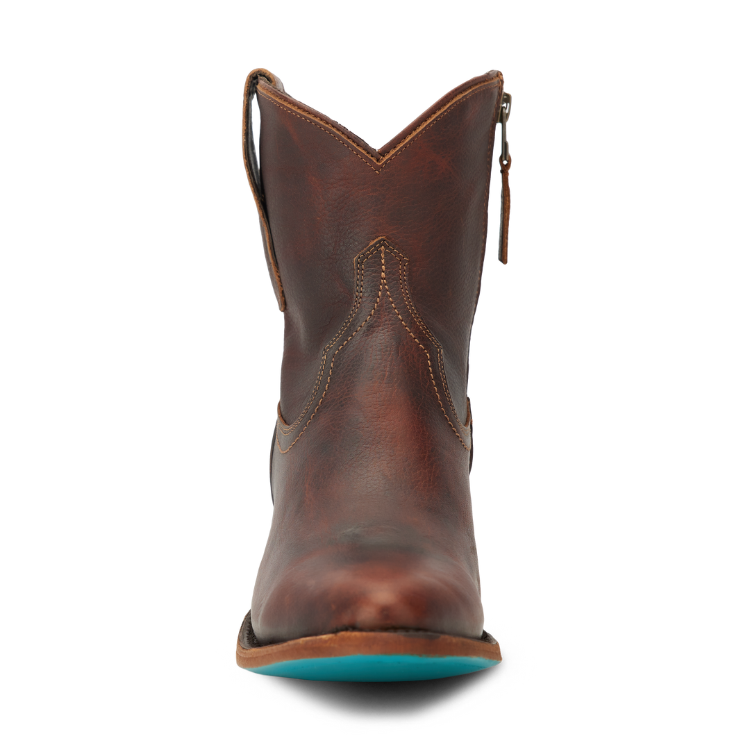 Plain Jane Bootie - Cognac