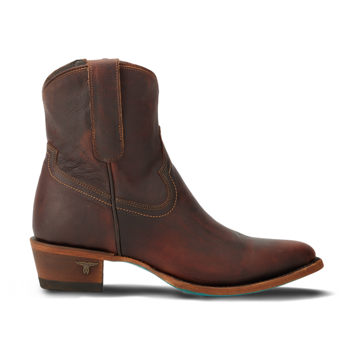 Plain Jane Bootie - Cognac