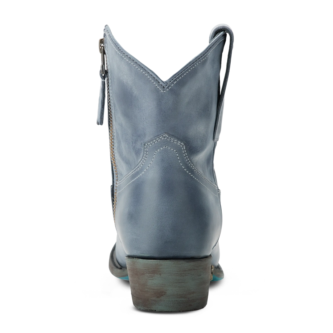 Plain Jane Bootie - Washed Denim