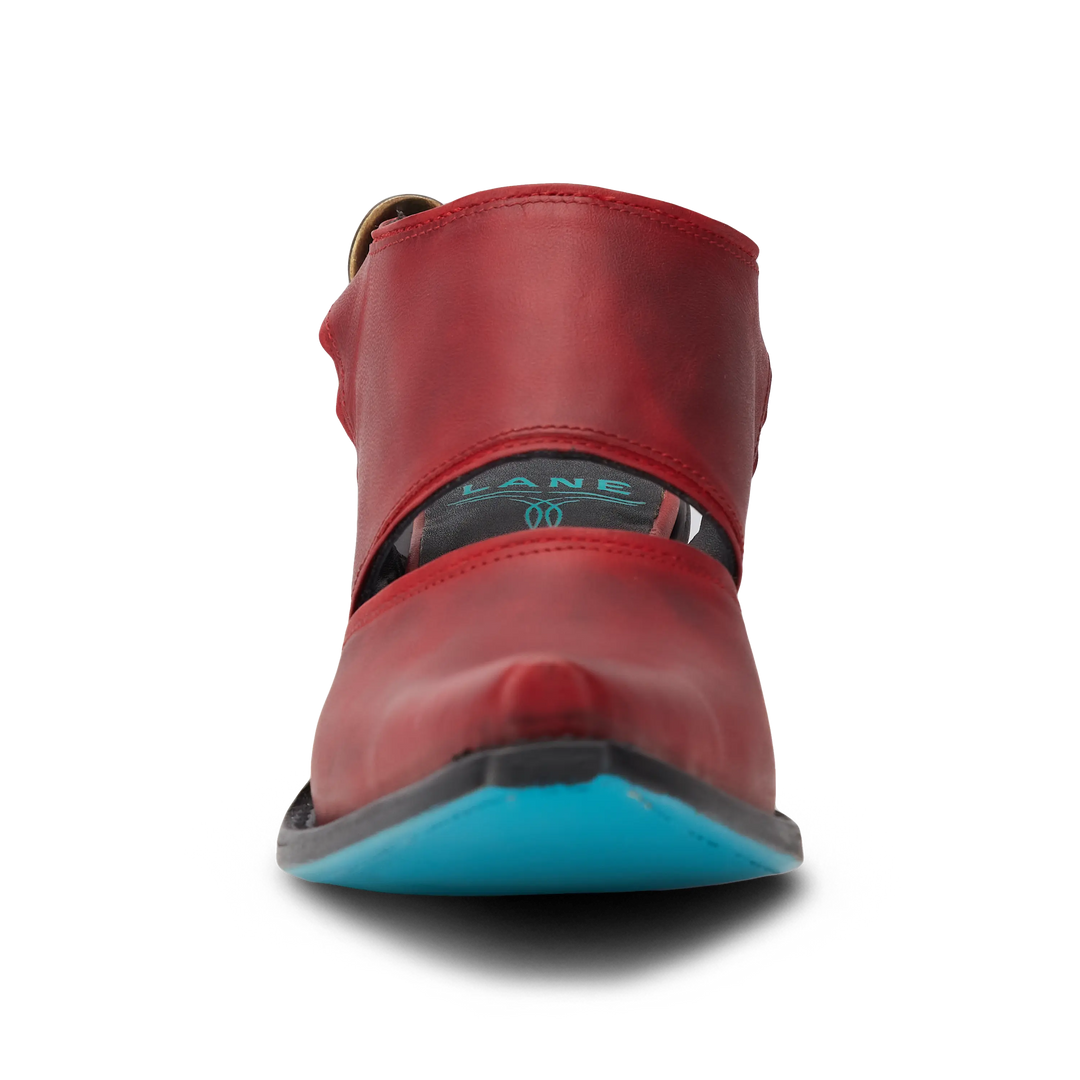 Plain Jane Slingback Mule - Smoldering Ruby