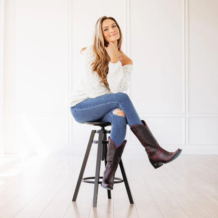 Emma Jane Boot - Black Cherry