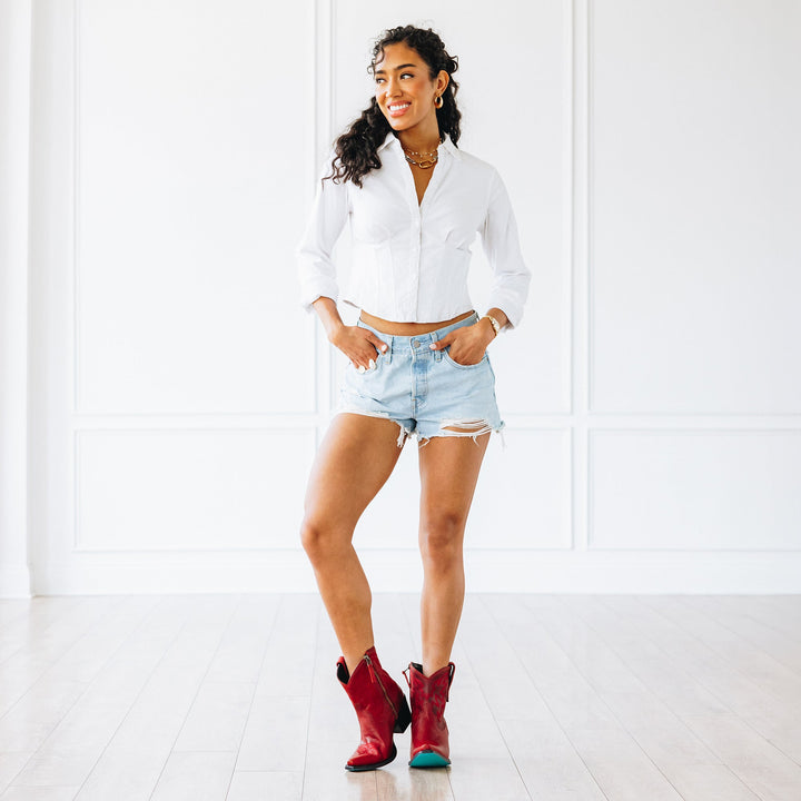 Smokeshow Bootie - Smoldering Ruby