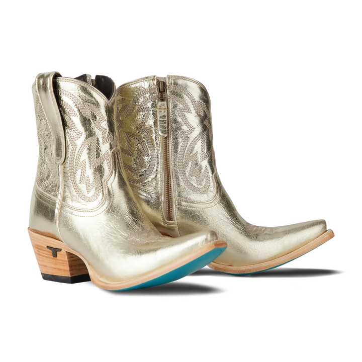 Smokeshow Bootie - Champagne Metallic