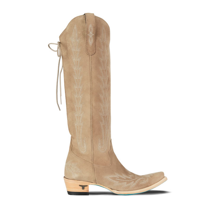 Lexington Knee High Corset - Latte Suede