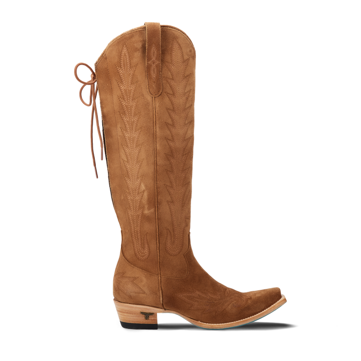 Lexington Knee High Corset - Toffee Suede