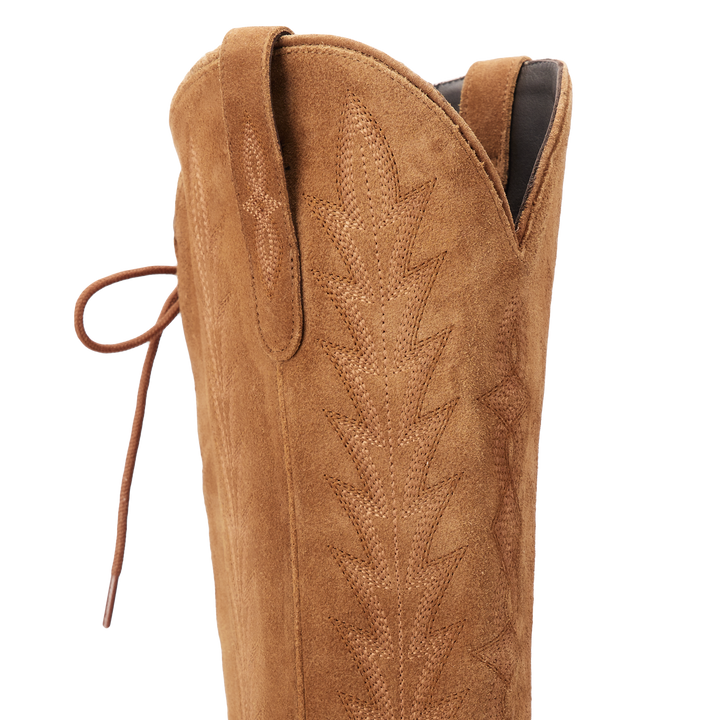 Lexington Knee High Corset - Toffee Suede