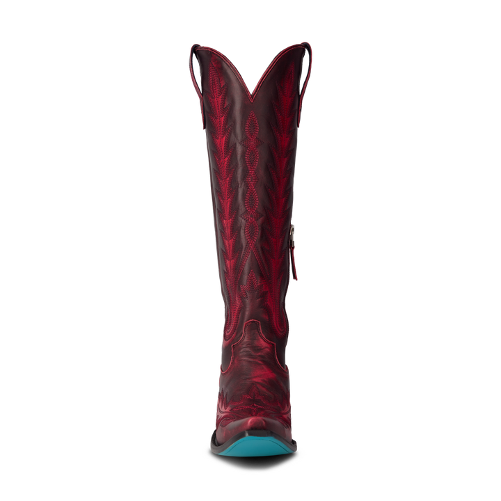 Lexington Knee High Corset - Black Cherry