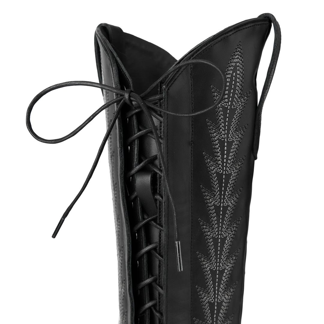 Lexington Knee High Corset - Jet Black