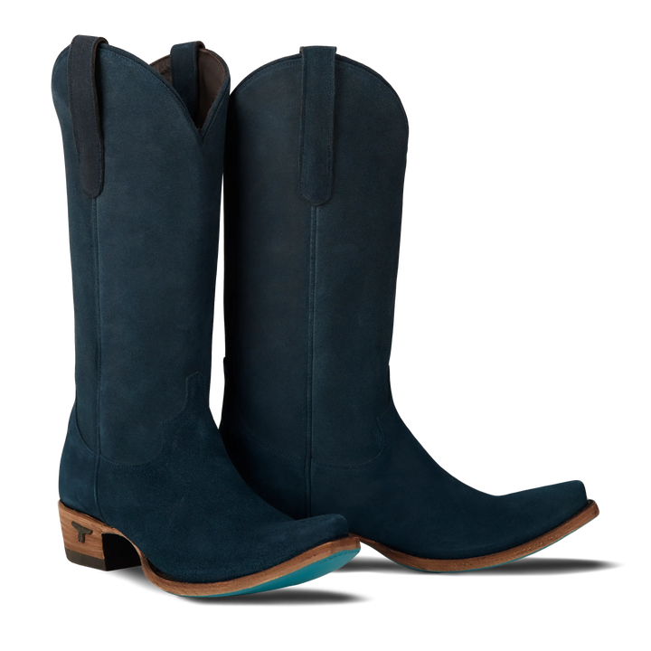 Emma Jane Boot - Navy Suede