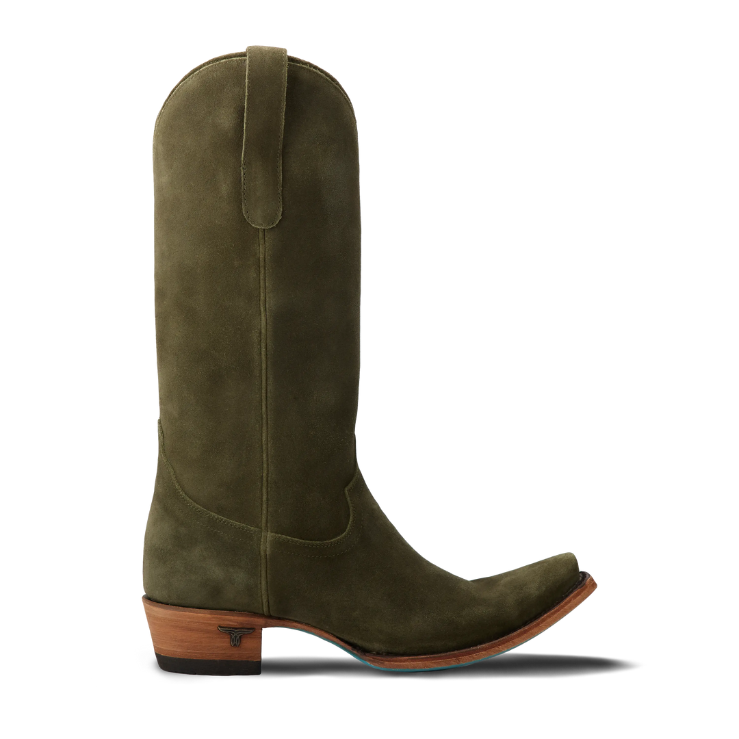 Emma Jane Boot - Olive Suede