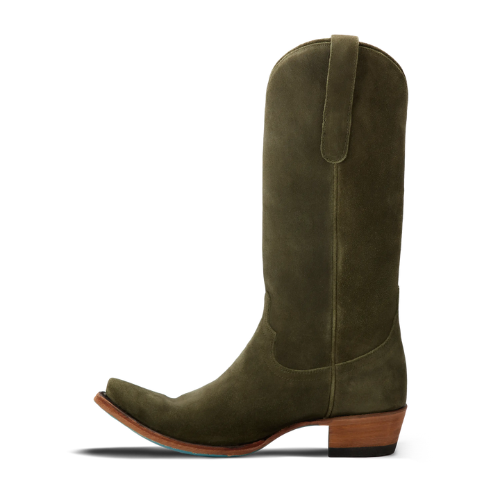 Emma Jane Boot - Olive Suede