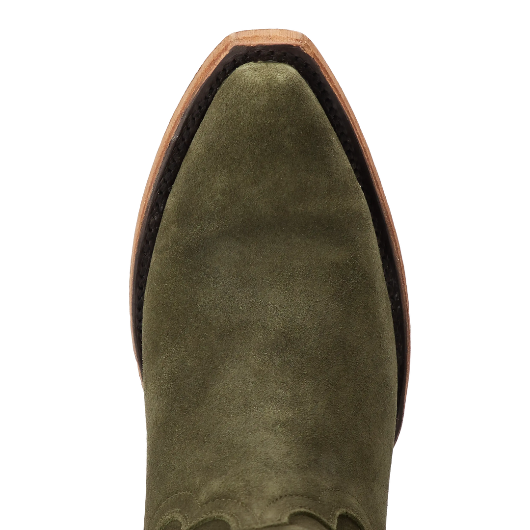 Emma Jane Boot - Olive Suede