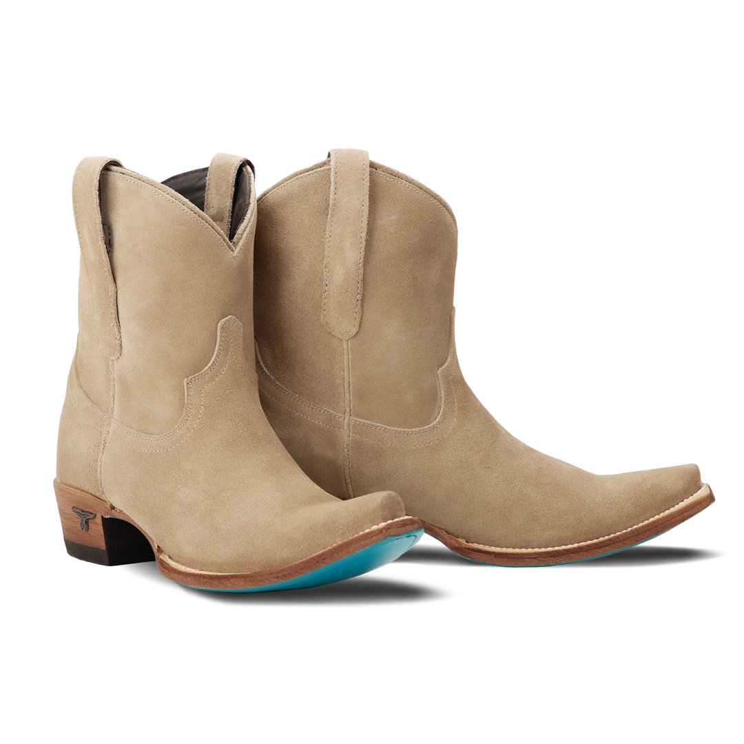 Emma Jane Bootie - Latte Suede