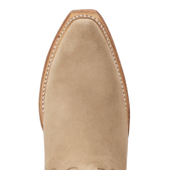 Emma Jane Bootie - Latte Suede