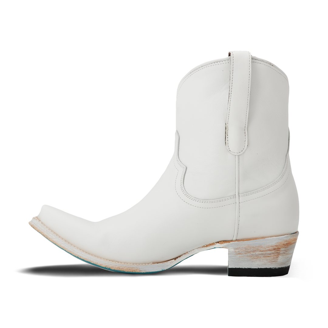 Emma Jane Bootie - Matte White