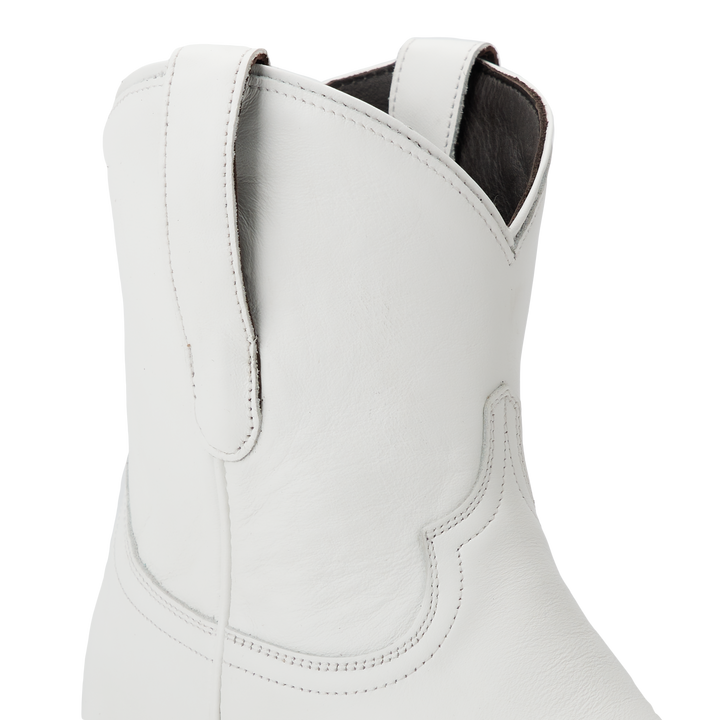 Emma Jane Bootie - Matte White