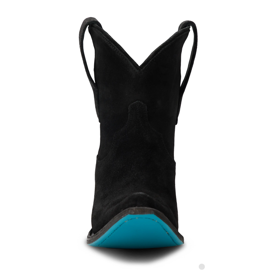 Emma Jane Bootie - Soft Black Suede