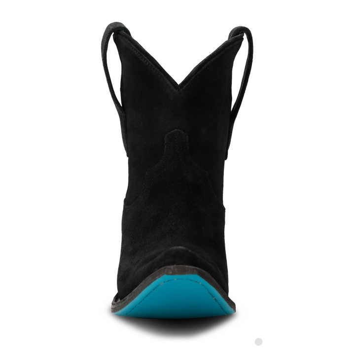 Emma Jane Bootie - Soft Black Suede
