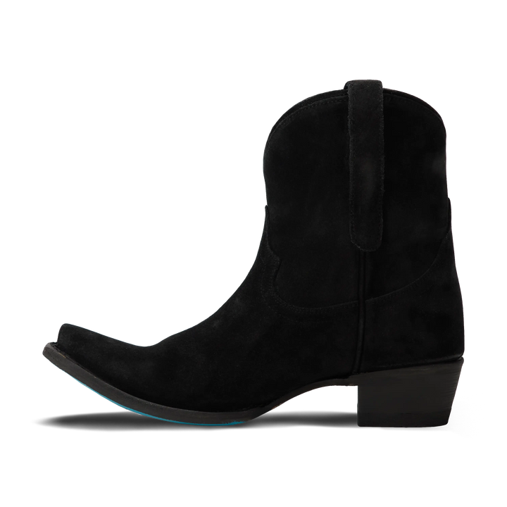 Emma Jane Bootie - Soft Black Suede