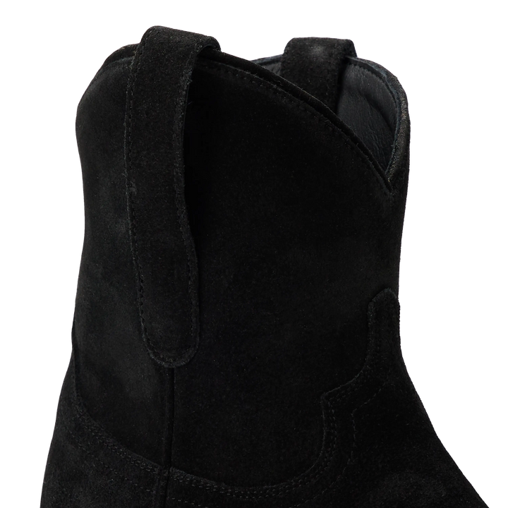 Emma Jane Bootie - Soft Black Suede