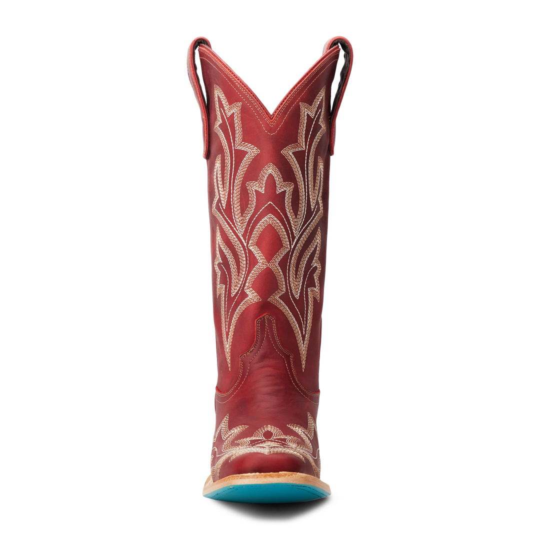 Saratoga Square Boot - Smoldering Ruby