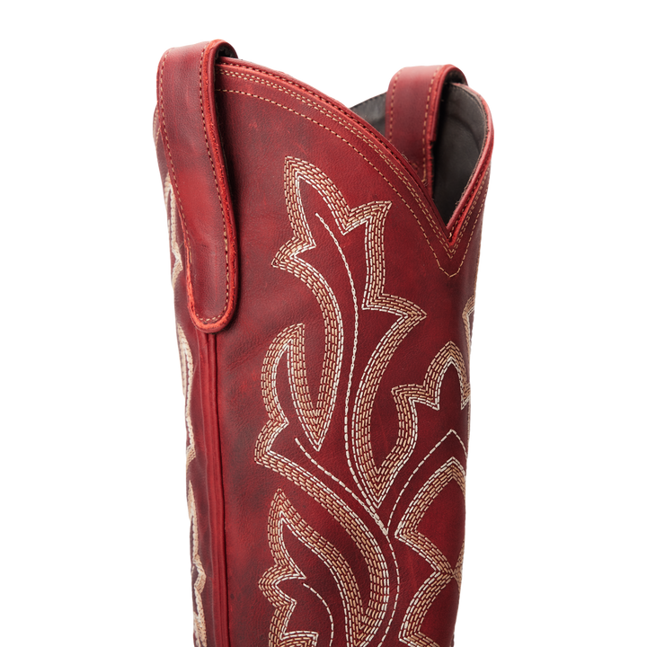 Saratoga Square Boot - Smoldering Ruby