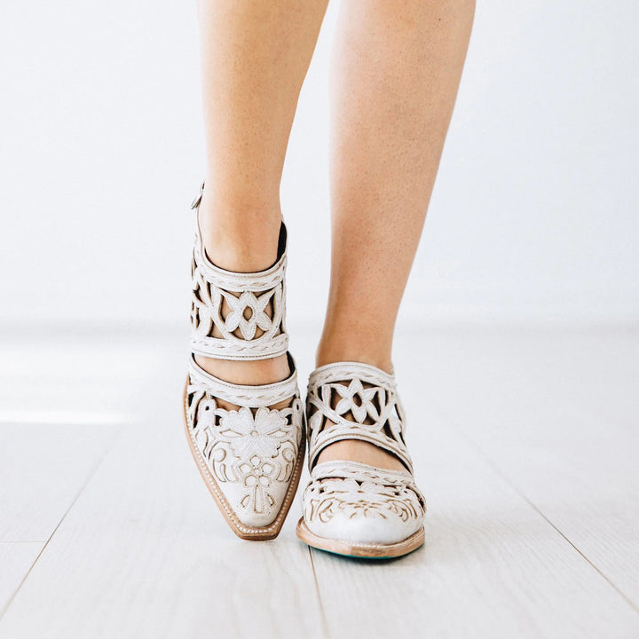 Robin Cut Out Slingback Mule - Ceramic Crackle