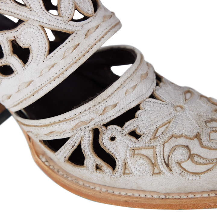 Robin Cut Out Slingback Mule - Ceramic Crackle