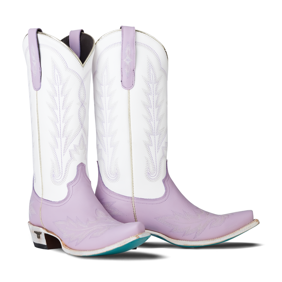 Lexington Boot - Lovely Lavender/Matte White