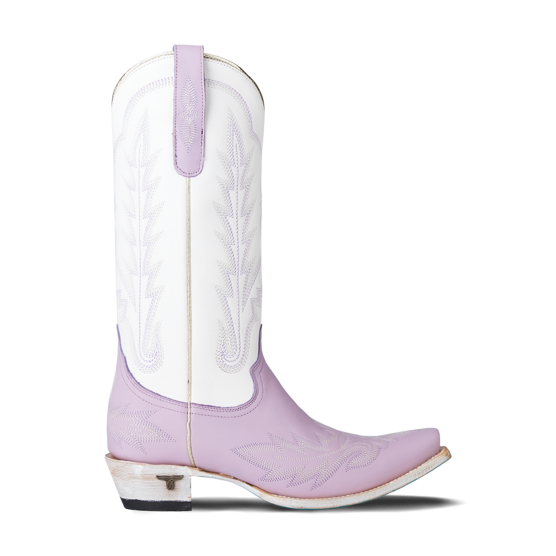 Lexington Boot - Lovely Lavender/Matte White